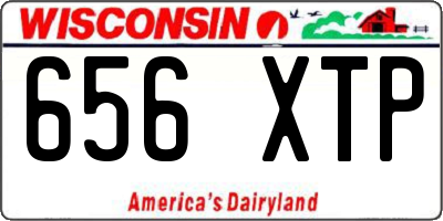 WI license plate 656XTP