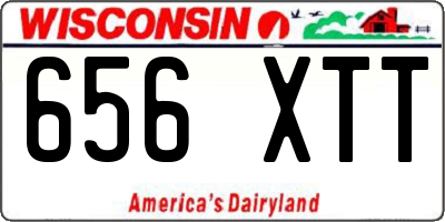 WI license plate 656XTT