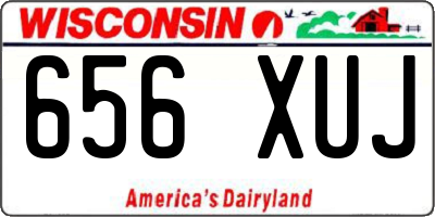 WI license plate 656XUJ