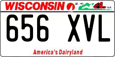 WI license plate 656XVL