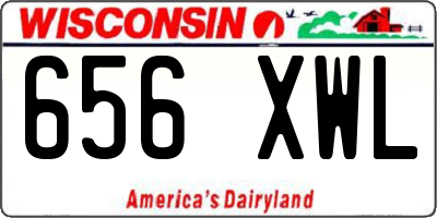 WI license plate 656XWL
