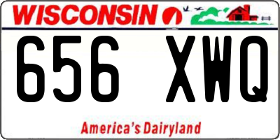 WI license plate 656XWQ