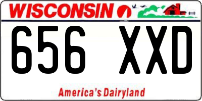 WI license plate 656XXD