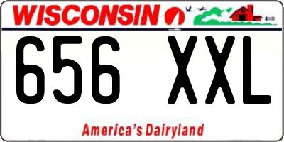 WI license plate 656XXL