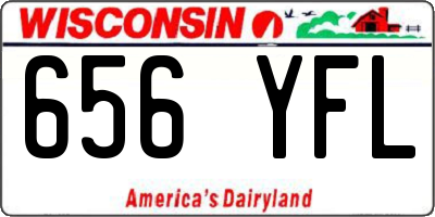 WI license plate 656YFL