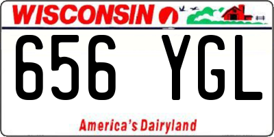 WI license plate 656YGL