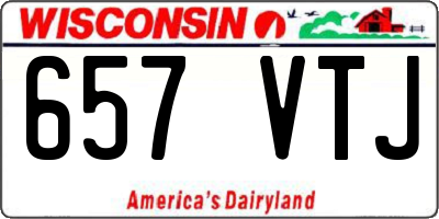 WI license plate 657VTJ