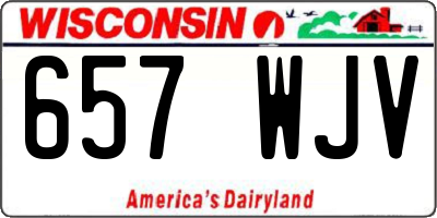 WI license plate 657WJV