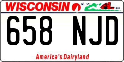 WI license plate 658NJD