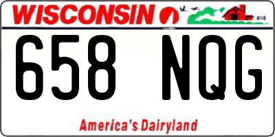 WI license plate 658NQG