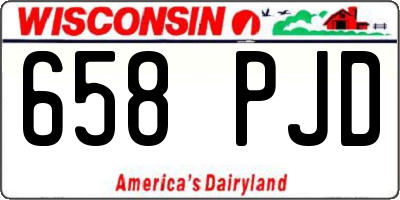 WI license plate 658PJD