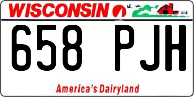 WI license plate 658PJH