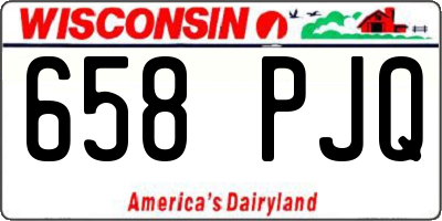 WI license plate 658PJQ