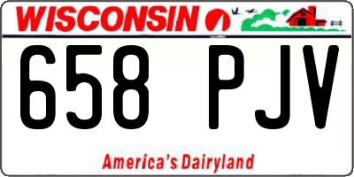 WI license plate 658PJV