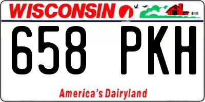 WI license plate 658PKH