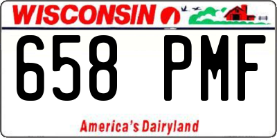 WI license plate 658PMF