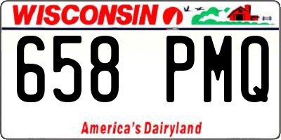 WI license plate 658PMQ