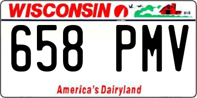 WI license plate 658PMV