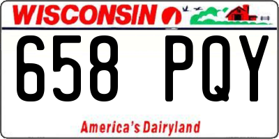 WI license plate 658PQY