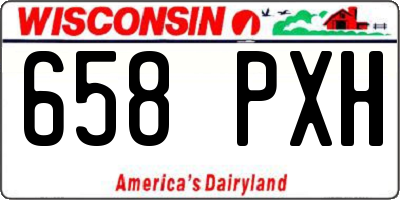 WI license plate 658PXH