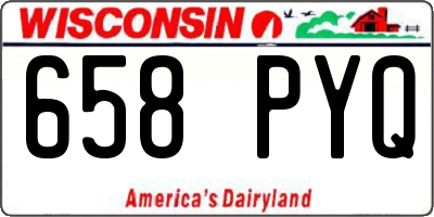 WI license plate 658PYQ