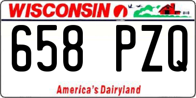 WI license plate 658PZQ