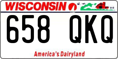 WI license plate 658QKQ