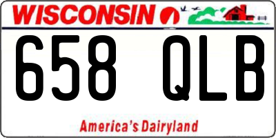 WI license plate 658QLB