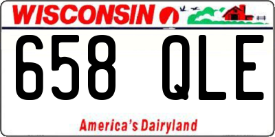 WI license plate 658QLE