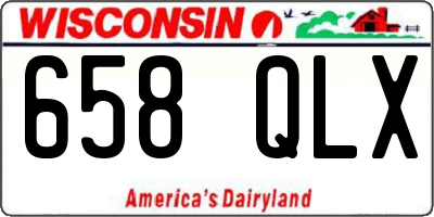 WI license plate 658QLX