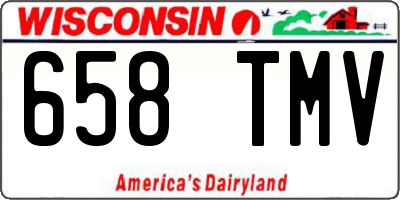WI license plate 658TMV