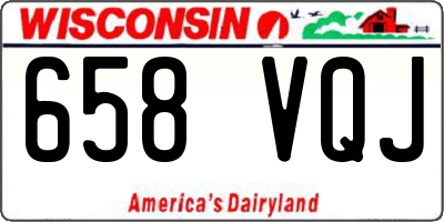 WI license plate 658VQJ