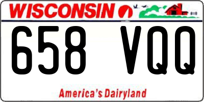 WI license plate 658VQQ