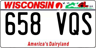 WI license plate 658VQS