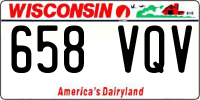 WI license plate 658VQV
