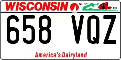 WI license plate 658VQZ
