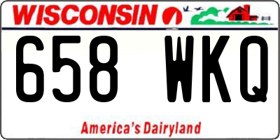 WI license plate 658WKQ