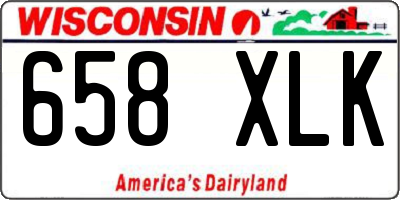 WI license plate 658XLK