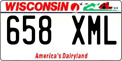 WI license plate 658XML
