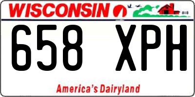 WI license plate 658XPH