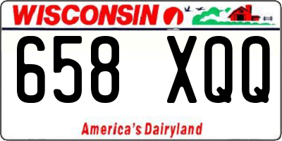 WI license plate 658XQQ