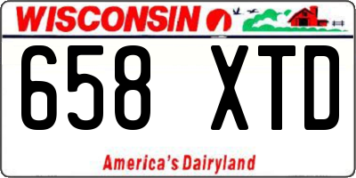 WI license plate 658XTD
