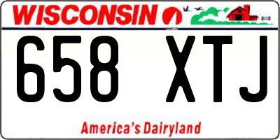 WI license plate 658XTJ