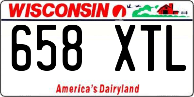 WI license plate 658XTL