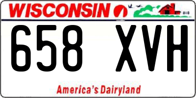 WI license plate 658XVH