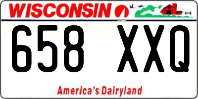 WI license plate 658XXQ