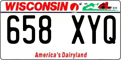WI license plate 658XYQ