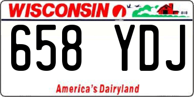 WI license plate 658YDJ