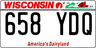 WI license plate 658YDQ