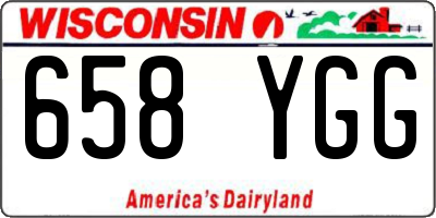 WI license plate 658YGG